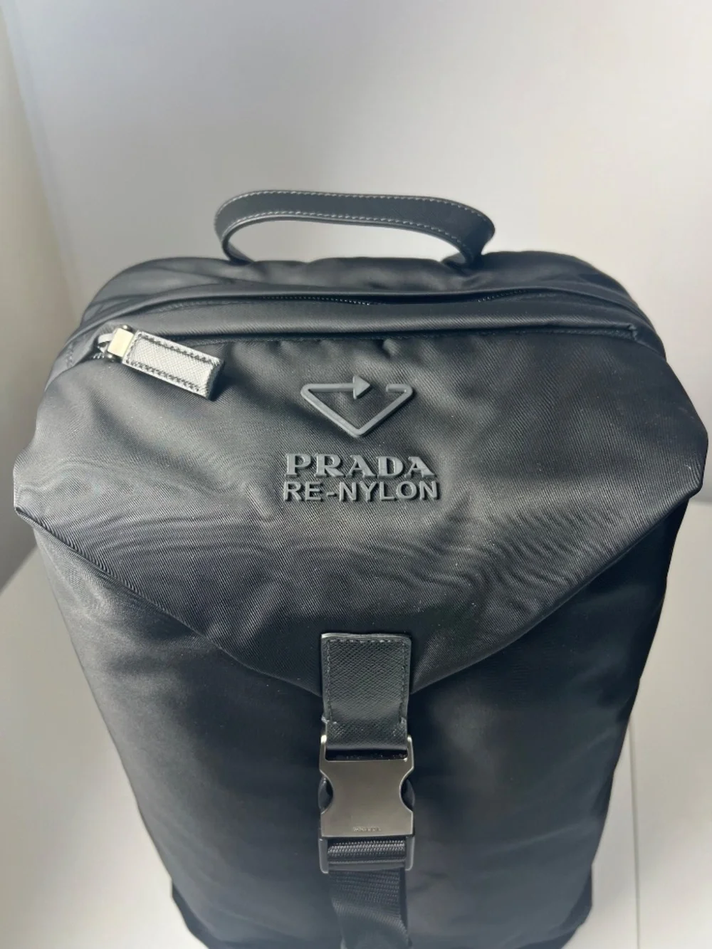 Prada Re Nylon Black Backpack